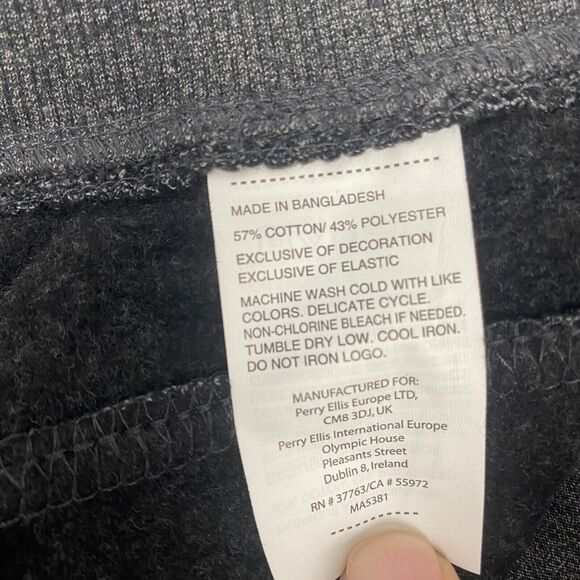 Mens Perry Ellis Sport Jogger Pants Caviar Heather Size S UPF 50+ 3 Pockets New‎ - Picture 16 of 16